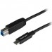 Cabo StarTech USB 3.1 Tipo C para Tipo B, 1m, USB31CB1M