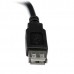 Cabo Extensão USB StarTech 15cm, Preto
