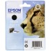 Epson T0711 - 7 ml - preto - original - blister com alarme RF - tinteiro - para Stylus D120, DX4400, DX4450, S20, S21, SX100, SX110, SX115, Stylus Office B1100, B40W