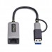 Adaptador StarTech U2GA-USB-C-ETHERNET 2.5GbE USB-C para Ethernet Adaptador StarTech U2GA-USB-C-ETHERNET 2.5GbE USB-C para Ethernet