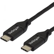 StarTech.com USB C to USB C Cable - 3m / 10 ft - USB Cable Male to Male - USB-C Cable - USB-C Charge Cable - USB Type C Cable - USB 2.0 (USB2CC3M) - Cabo USB - 24 pin USB-C (M) para 24 pin USB-C (M) - Thunderbolt 3 / USB 2.0 - 3 m - preto - para P/N: StarTech.com USB C to USB C Cable - 3m / 10 ft - USB Cable Male to Male - USB-C Cable - USB-C Charge Cable - USB Type C Cable - USB 2.0 (USB2CC3M) - Cabo USB - 24 pin USB-C (M) para 24 pin USB-C (M) - Thunderbolt 3 / USB 2.0 - 3 m - preto - para P/N: