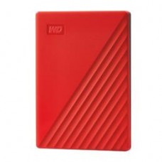 Disco Rígido Externo Western Digital My Passport 4TB - Vermelho