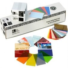 Cartões PVC Zebra, Kit com 500 Cartões (15 mil, Branco) - 104523-215