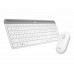 Logitech Mk470 (Ingles)  Estándar, Rf Inalámbrico, Qwerty, Blanco, Ratón Incluido