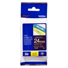 Brother Fita laminada de Standard 24mm - Preto/Branco