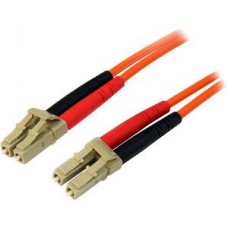 Cabo de Fibra Óptica Startech, Série 50FIBLCLC1, Multimodo 50/125µm, LC-LC, 1m, Laranja Cabo de Fibra Óptica Startech, Série 50FIBLCLC1, Multimodo 50/125µm, LC-LC, 1m, Laranja