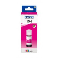 EPSON 1LB 104 EcoTank Magenta ink bottle