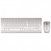 CHERRY DW 8000 - conjunto de teclado e rato - Espanhol - branco,prata - JD-0310ES