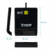 TOOQ - Leitor de Cartões Inteligente TQR-211B DNIE SIM USB-C Preto