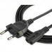 Cabo de Alimentação StarTech 752E-2M-POWER-LEAD: 2m UE para C7 Cabo de Alimentação StarTech 752E-2M-POWER-LEAD: 2m UE para C7