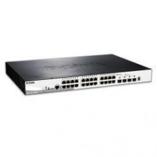 D-Link DGS 1510-28XMP - Interruptor - L3 - inteligente - 24 x 10/100/1000 (PoE+) + 4 x 10 Gigabit SFP+ - desktop, montável em trilho - PoE+ (370 W) D-Link DGS 1510-28XMP - Interruptor - L3 - inteligente - 24 x 10/100/1000 (PoE+) + 4 x 10 Gigabit SFP+ - desktop, montável em trilho - PoE+ (370 W)