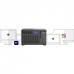 QNAP TVS-h1288X - Servidor NAS - 12 baias - SATA 6Gb/s - RAID (expansão de disco rígido) 0, 1, 5, 6, 10, 50, JBOD, 5 hot spare, 6 sobressalentes, 60, reserva 10, RAID TP - RAM 16 GB - Gigabit Ethernet / 2.5 Gigabit Ethernet / 10 Gigabit Ethernet - iS