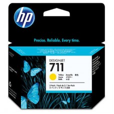 Tinteiro HP 711 Amarelo (Pack 3) CZ136A Tinteiro HP 711 Amarelo (Pack 3) CZ136A