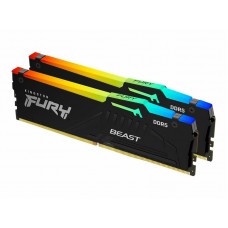 Kit Memória Kingston Fury Beast RGB DDR5 32GB 5600MHz CL40