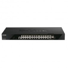 D-Link DGS 1520-28 - Interruptor - L3 - inteligente - 24 x 10/100/1000 + 2 x Gigabit SFP + 2 x 10 Gigabit SFP+ - montável em trilho