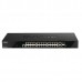 D-Link DGS 1520-28 - Interruptor - L3 - inteligente - 24 x 10/100/1000 + 2 x Gigabit SFP + 2 x 10 Gigabit SFP+ - montável em trilho