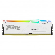 Kingston ValueRAM - 32GB 5200MT/s DDR5 CL36 DIMM FURY Beast White RGB EXPO