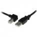 Cabo USB StarTech.com USBAB3ML (3m, Angulado)