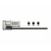 Kensington Universal 3-in-1 Combination Laptop Lock - Resettable - trancamento do cabo de segurança - K62316WW