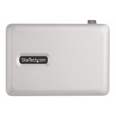 StarTech.com 7-Port USB-C Hub, 5x USB-A + 2x USB-C, Self-Powered w/ 65W Power Supply, USB 3.1 10Gbps Hub w/ BC1.2 Charging, Desktop/Laptop USB Hub with 3ft Locking USB-IF Certified Cable - 10G5A2CS-USB-C-HUB