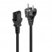 Cabo de Energia Ewent EC1912: IEC C13 para Schuko, 1,8m Cabo de Energia Ewent EC1912: IEC C13 para Schuko, 1,8m