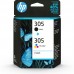 Cartuchos de Tinta HP 305 - Pack Duplo (Tri-Color/Preto) Cartuchos de Tinta HP 305 - Pack Duplo (Tri-Color/Preto)