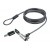 StarTech.com Nano Laptop Cable Lock, 6ft (2m), Anti-Theft Keyed Lock, Security Cable Locks Nano Slot Computers, For HP EliteBook/Lenovo ThinkPad X1/2-1 Laptops, Cut-Resistant Steel Cable Lock For Laptop (NANOK-LAPTOP-LOCK) - NANOK-LAPTOP-LOCK sem_imagem