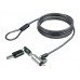 StarTech.com Nano Laptop Cable Lock, 6ft (2m), Anti-Theft Keyed Lock, Security Cable Locks Nano Slot Computers, For HP EliteBook/Lenovo ThinkPad X1/2-1 Laptops, Cut-Resistant Steel Cable Lock For Laptop (NANOK-LAPTOP-LOCK) - NANOK-LAPTOP-LOCK