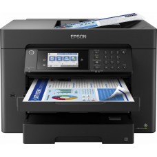 Epson WorkForce WF-7840DTWF - Impressora multi-funções - a cores - jacto de tinta - A3 (297 x 420 mm) (original) - A3 (media) - até 25 ppm (impressão) - 550 folhas - 33.6 Kbps - USB 2.0, LAN, Wi-Fi(n), host USB Epson WorkForce WF-7840DTWF - Impressora multi-funções - a cores - jacto de tinta - A3 (297 x 420 mm) (original) - A3 (media) - até 25 ppm (impressão) - 550 folhas - 33.6 Kbps - USB 2.0, LAN, Wi-Fi(n), host USB