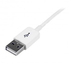 1m White USB 2.0 Extension Cable - M/F