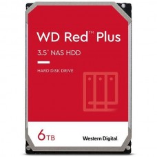 Disco Rígido Interno Western Digital Red Plus - 6TB, SATA, 5400 RPM, 256MB Cache