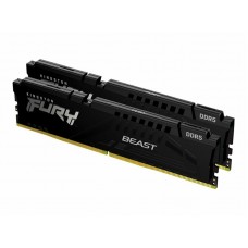 Kingston FURY Beast - DDR5 - kit - 32 GB:2 x 16 GB - DIMM 288-pin - 5600 MHz / PC5-44800 - unbuffered - KF556C36BBEK2-32