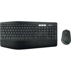 Kit Teclado e Mouse Logitech MK850 Performance Combo Wireless + Bluetooth, QWERTY Inglês, Preto