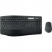 Kit Teclado e Mouse Logitech MK850 Performance Combo Wireless + Bluetooth, QWERTY Inglês, Preto