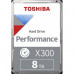 Toshiba Bulk Hdwr480uzsva X300 - Perfor 8tb (256mb)