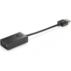 Adaptador HP HDMI para VGA, H4F02AA#AC3, Preto, Macho-Fêmea Adaptador HP HDMI para VGA, H4F02AA#AC3, Preto, Macho-Fêmea