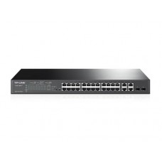 Switch Tp-Link Tl-Sl2428p 28 Puertos Rj-45 10 100 Poe Sfp