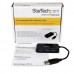 Portable 4 Port Mini USB 3.0 Hub - Black