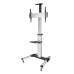 Suporte de Monitor Tooq FS1870M-B - Piso, com Rodas, 37