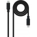 Cabo Nanocable USB 3.1 Gen2: USB-C/USB-A, 10Gbps, 5A, 4K/60Hz