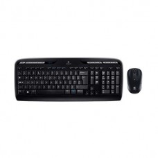 Conjunto de Teclado e Rato Logitech MK330 Wireless, Preto, Sem fios, 2.4 GHz