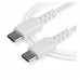 Cabo USB-C StarTech - Branco - 1m - Fibra de Aramida