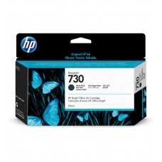 Tinteiro HP DesignJet 730, Preto Mate, 130ml, P2V65A