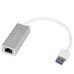 Adaptador Red Ethernet Gigabit Ctlr Externo Usb 3.0 Plateado