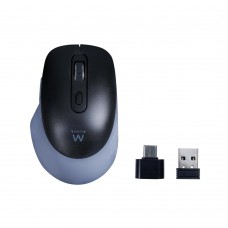 EWENT - Rato Wireless multi-conexão| Bluetooth 1 | Bluetooth 2 | 6D | Recetor USB-C | Novo