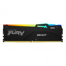 Kingston ValueRAM 64GB 5600MT/s DDR5 CL40 DIMM (Kit of 4) FURY Beast RGB XMP
