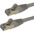 StarTech.com 2m CAT6A Ethernet Cable, 10 Gigabit Shielded Snagless RJ45 100W PoE Patch Cord, CAT 6A 10GbE STP Network Cable w/Strain Relief, Grey, Fluke Tested/UL Certified Wiring/TIA - Category 6A - 26AWG (6ASPAT2MGR) - Cabo patch - RJ-45 (M) para R sem_imagem