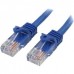 Cabo de Rede Startech Cat5e 5m, RJ45, Azul Cabo de Rede Startech Cat5e 5m, RJ45, Azul
