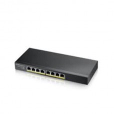 Switch de Rede Zyxel, GS1915-8EP-EU0102F, 8 Portas Gigabit Ethernet PoE Switch de Rede Zyxel, GS1915-8EP-EU0102F, 8 Portas Gigabit Ethernet PoE