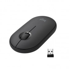 Rato Sem Fio Logitech Pebble M350 Grafito: 3 botões, 1000 DPI, Bluetooth e Unifying